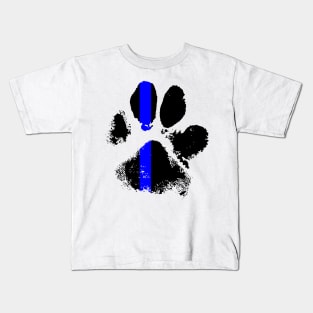 k9 blue line stickers and other products Kids T-Shirt